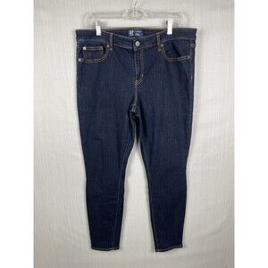 GAP Skinny Legging Jeans Size 31R Womens‎ Dark Wash Denim Gap For Good GUC